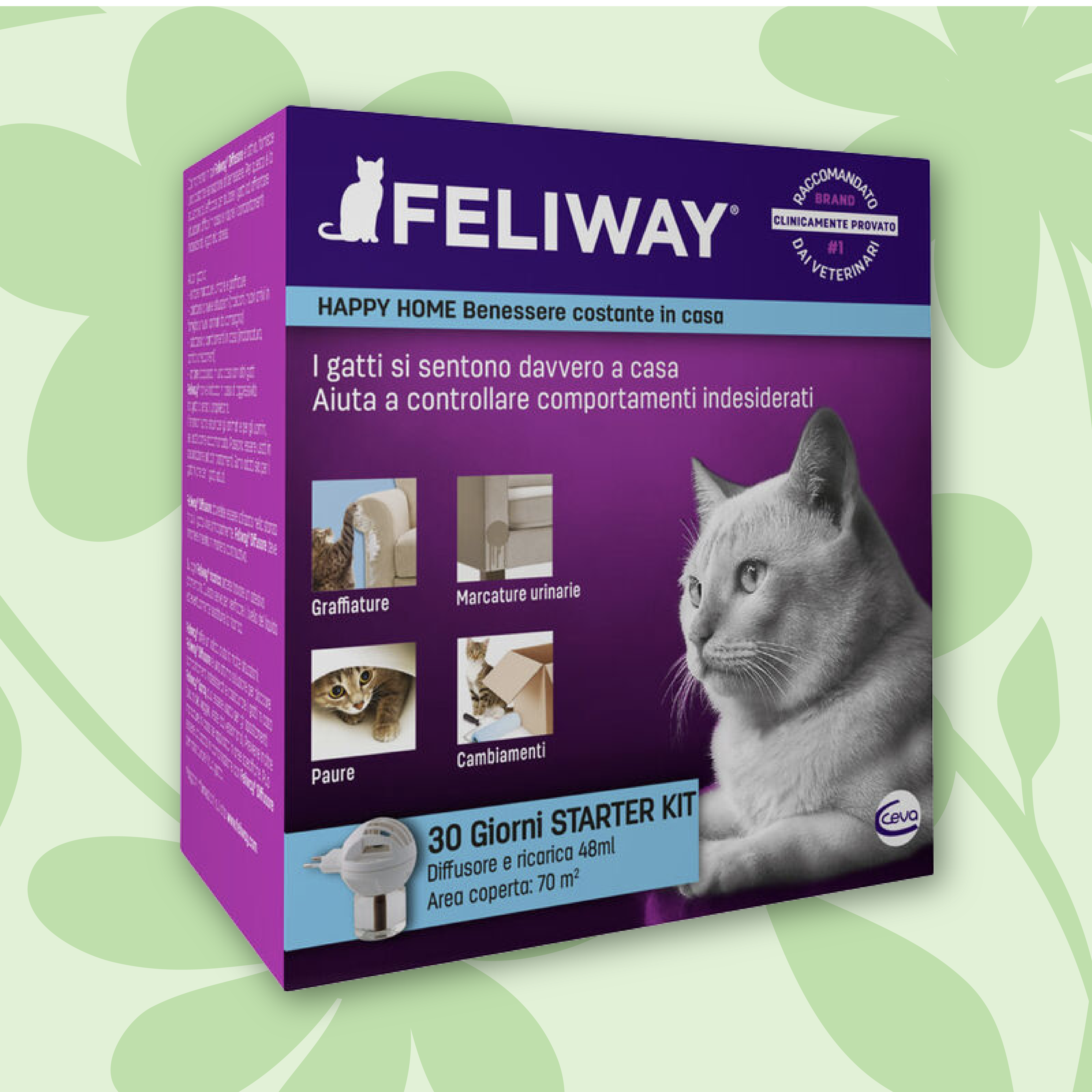 Feliway Feliway Diffusore per Gatti e Gattini + Ricarica 48 ml