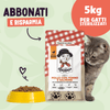 Gatto Con Personalità Il Cibo di Beppo - Abbonati e Risparmia
