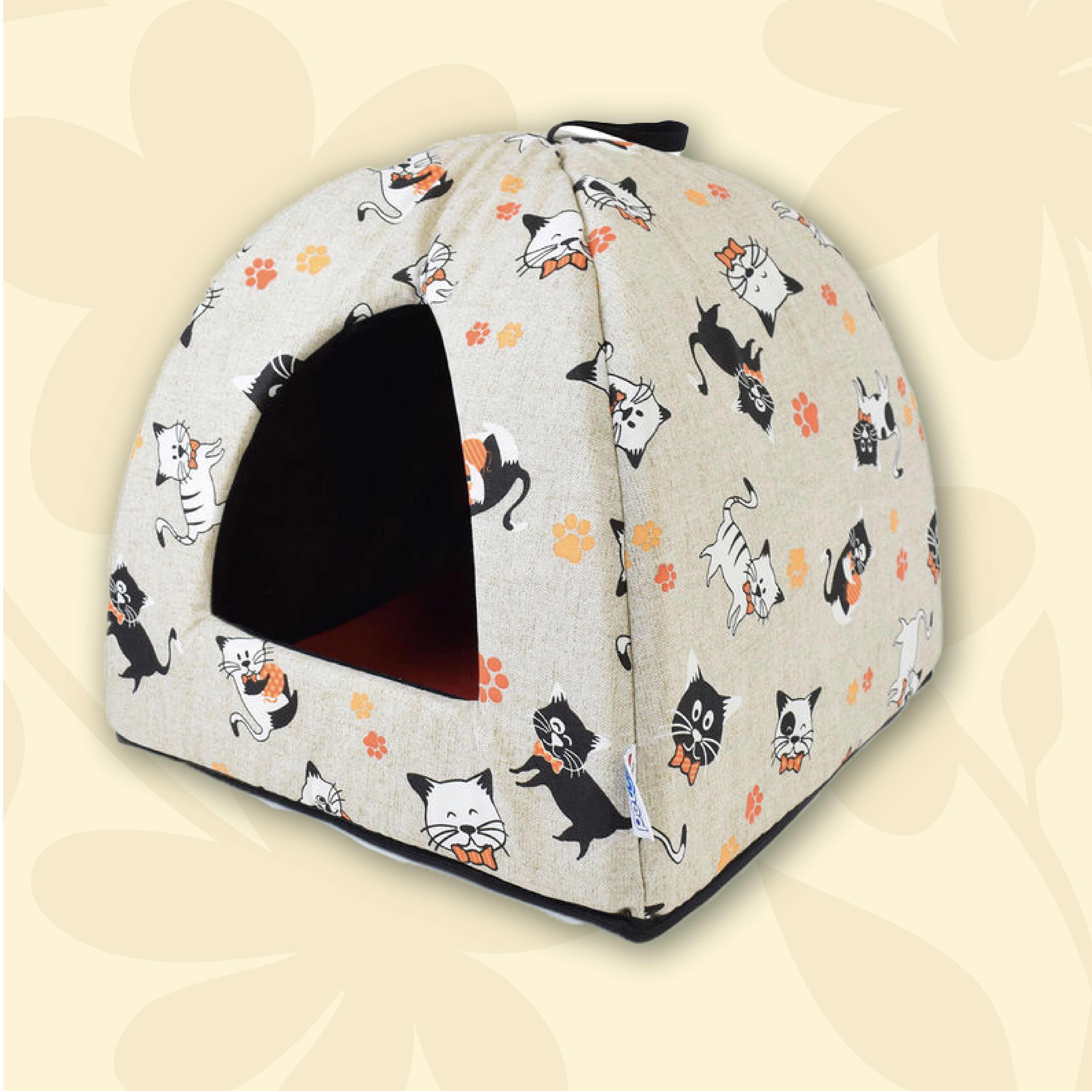 Gatto Con Personalità Petup Cuccia Igloo con cuscino 38x38 cm