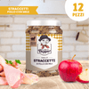 Gatto Con Personalità Pollo con mele / 12 pezzi Il Cibo di Beppo - Straccetti in Vasocottura (alimento completo) - 80g
