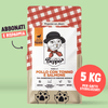 Gatto Con Personalità Pollo con Tonno e Salmone / 5 Kg Il Cibo di Beppo - Abbonati e Risparmia