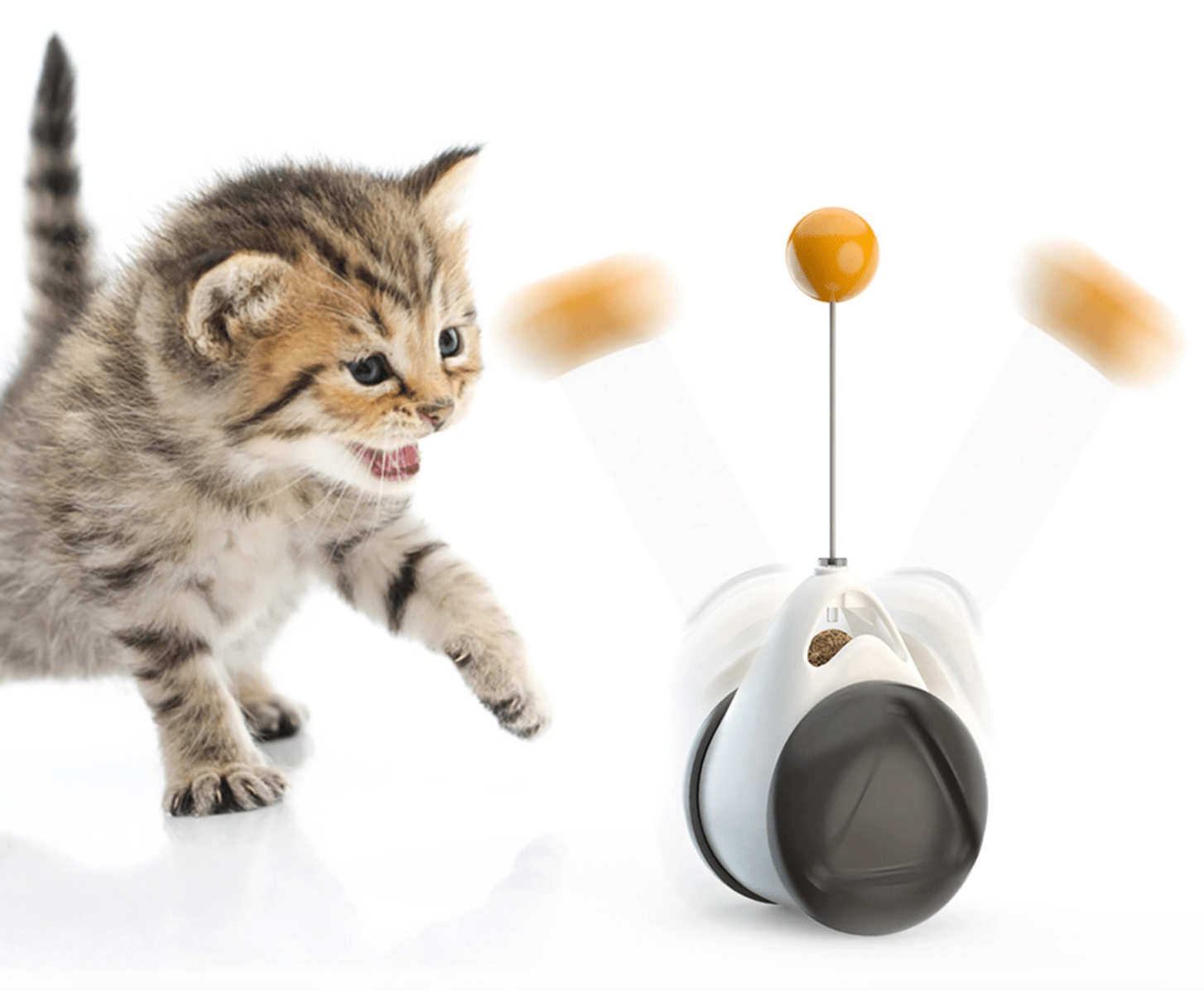 Gatto Con Personalità Amica Palla™ - Gioco Interattivo e automatico per Gatti