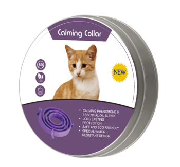 Collare calmante per Gatti, Collare Anti-ansia con Dimensioni Regolabili, 2  Mesi di Protezione, Effetto Calmante Impermeabile Sicuro Naturale Duraturo