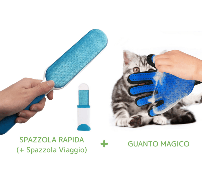 Gatto Con Personalità Pet Spazzola Rapida™ - Rimuovi Peluria in un attimo da qualsiasi tipo di Superficie